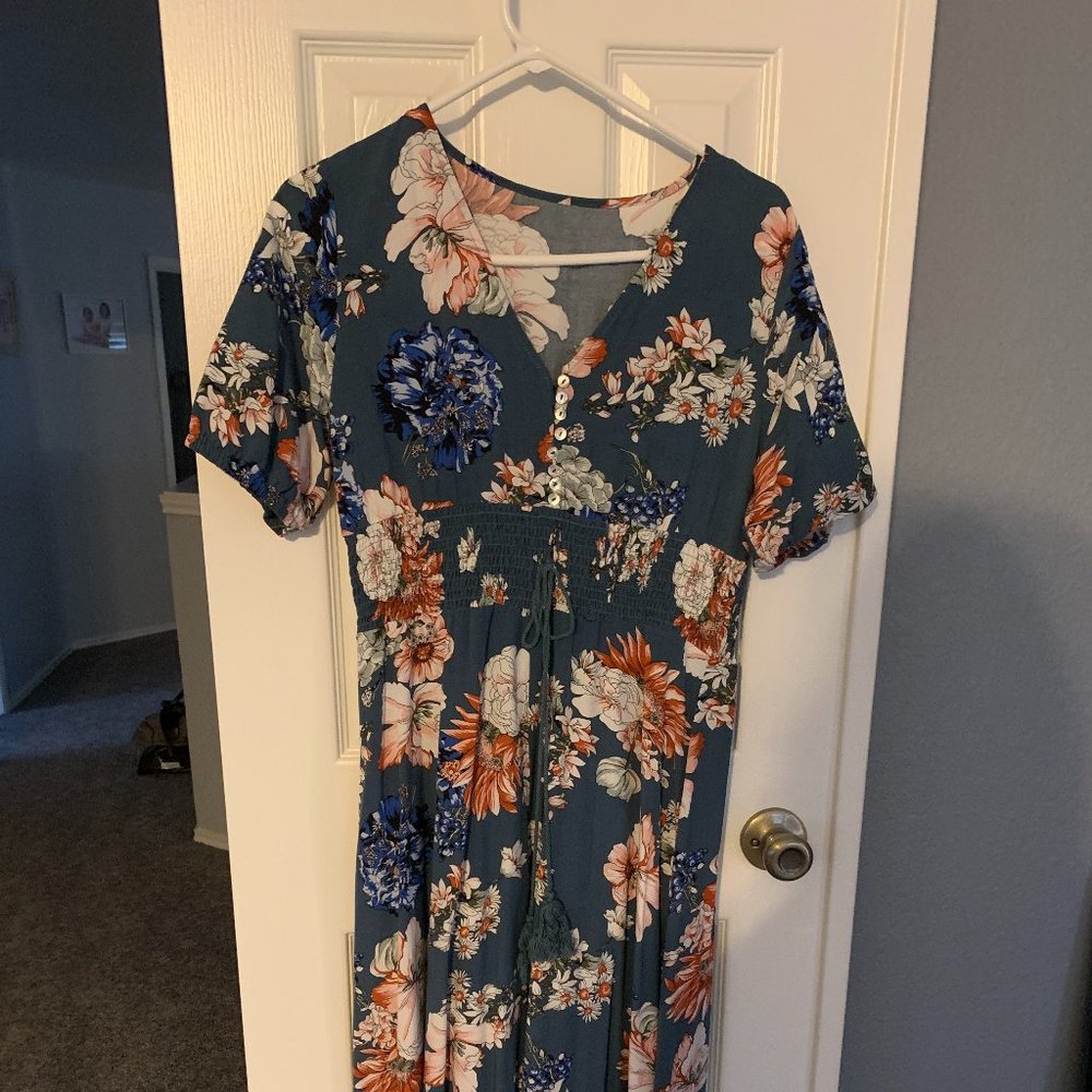Flowy Floral Dress